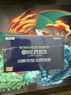 One Piece OP-01 Romance Dawn (Blue Bottom) Factory Sealed Booster box - Image 4