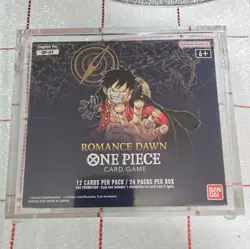 One Piece English Romance Dawn OP-01 Booster Box Factory Sealed (Blue Bottom) - Image 1
