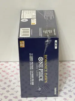One Piece OP-01 Romance Dawn Blue Bottom Factory Sealed Booster Box - Image 4