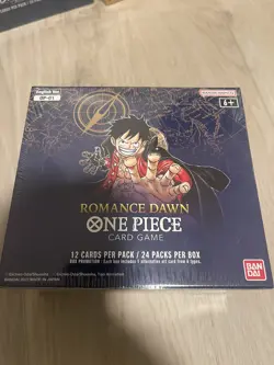 2022 One Piece Romance Dawn OP-01 Blue Bottom Factory Sealed Booster Box - Image 2