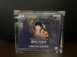 One Piece OP-01 Romance Dawn (Blue Bottom) Factory Sealed Booster Box - Image 1