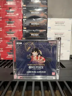One Piece OP-01 Romance Dawn (Blue Bottom) Factory Sealed Booster box - Image 1