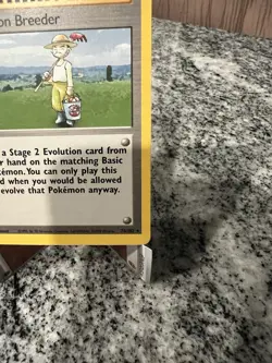 Pokemon Breeder Trainer Card 076/102 Base Set Regular Pokemon TCG - Image 4