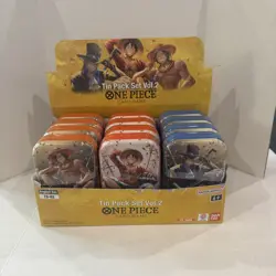 One Piece - TCG - Tin Pack Set Vol.2 TS-02 - Set of 12 tins - In Hand - Image 2