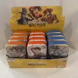 One Piece - TCG - Tin Pack Set Vol.2 TS-02 - Set of 12 tins - In Hand - Image 4