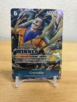 Crocodile Treasure Cruise Foil Winner Pack Vol. 5 One Piece Promo ST03-003 - Image 1