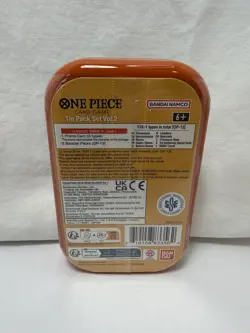 One Piece Tin Pack Set Vol. 2 Ace - In Hand Bandai TCG Volume Two - SEALED - Image 3