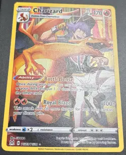 Pokemon Charizard TG03/TG30 Ultra Rare Lost Origin Trainer Gallery SWSH Full Art - Image 2