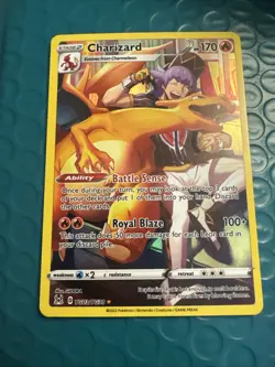 CHARIZARD 2022 POKEMON LOST ORIGIN TRAINER GALLERY RARE TG03/TG30 Q5686 - Image 1