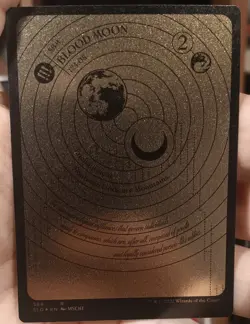 Blood Moon (Foil Etched) (Gold) Secret Lair Drop Foil - Image 1