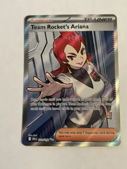 Team Rocket's Ariana 224/182 Sv10: Destined Rivals Holo UR Card TCG NM Pokemon - Image 1
