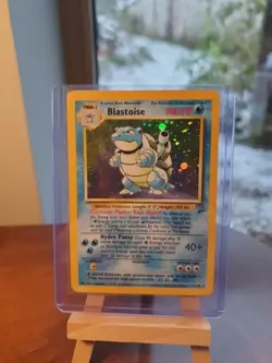 Blastoise Base Set 2 2/102 Holo Pokemon TCG Card 1999-2000 Vintage Sleeved Vgc - Image 1