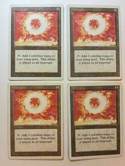 Sol Ring (X4) Revised Edition Regular - EXCELLENT CONDITION! - Image 1