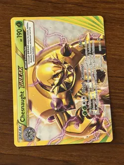 Pokemon TCG Chesnaught BREAK 12/162 Holo Ultra Rare XY BREAKthrough LP - Image 1