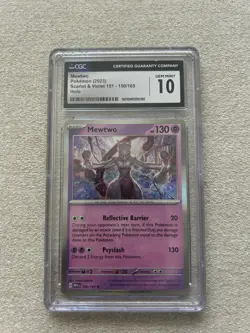Mewtwo Pokemon 2023 Scarlet & Violet 151 - 150/165 Holo Gem Mint 10 CGC - Image 1
