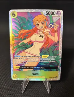 Nami SR Foil OP08-106 Two Legends ONE PIECE TCG Card NM - Image 1