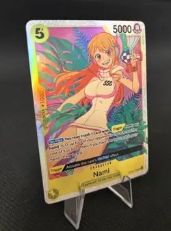 Nami SR Foil OP08-106 Two Legends ONE PIECE TCG Card NM - Image 3