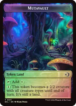 Elk / Mutavault Token Foil Lorwyn Eclipsed NM MTG - Image 2