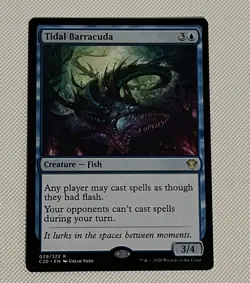 Tidal Barracuda Near Mint Unplayed Regular Commander 2020 MTG Magic - Image 1