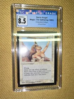 Magic The Gathering 1993 Beta Collectors Serra Angel CGC - Image 1