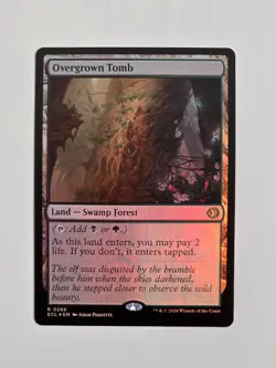 Overgrown Tomb - R0266 Foil - Lorwyn Eclipsed - Magic the Gathering - NM - Image 1