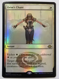 Orim's Chant NM/M* FOIL Modern Horizons 3 ENGLISH - Image 1