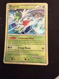 Pokemon TCG Shaymin Unleashed Holo Card 8/95 NM - Image 3