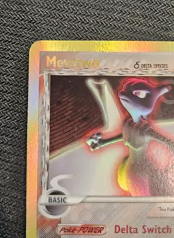 Pokemon Mewtwo 12/113 EX Delta Species Stamped Holo Near Mint - Image 4
