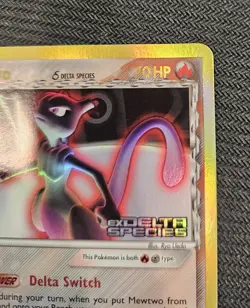 Pokemon Mewtwo 12/113 EX Delta Species Stamped Holo Near Mint - Image 5