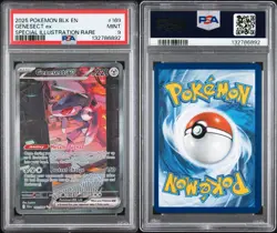 2025 POKEMON BLK EN-BLACK BOLT SPECIAL ILLUSTRATION RARE #169 GENESECT EX PSA 9 - Image 2