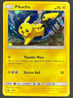 Pokemon Pikachu SM81 SM Black Star Promo LP - Image 1