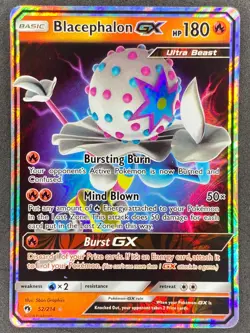 Pokemon Blacephalon GX 52/214 Lost Thunder LP/NM - Image 1