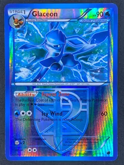 Pokemon Glaceon Team Plasma Reverse Holo 23/116 PLF Plasma Freeze LP/NM - Image 1