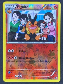 Pokemon Pignite Reverse Holo 26/113 LTR Legendary Treasures NM - Image 1