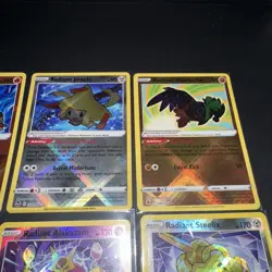 Pokemon TCG Radiant Bundle (5) Lot - Alakazam Tsareena Steelix Jirachi Heatran - Image 4