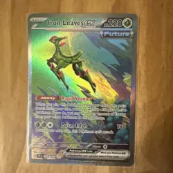 Pokemon TCG Iron Leaves EX Temporal Forces 203/162 - Image 1