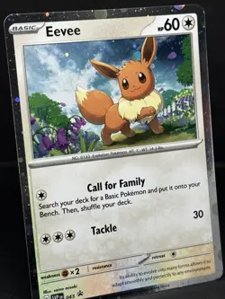 Eevee 043 Black Star Promo Pokemon TCG SV: Scarlet & Violet Promo - Image 1