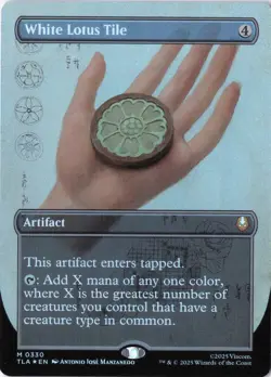 White Lotus Tile (Borderless) M Avatar: The Last Airbender 330 NM - Image 1