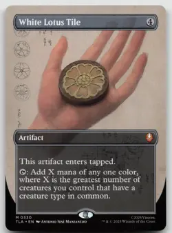 White Lotus Tile (Borderless) M Avatar: The Last Airbender 330 NM - Image 1