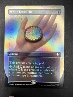 White Lotus Tile 330 MTG Avatar: The Last Airbender Mythic Borderless FOIL NM - Image 1