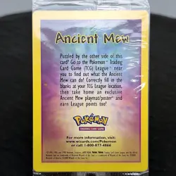 Ancient Mew Sealed Pokemon Promo Card WOTC Holo Foil Movie 2000 TCG Vintage - Image 1