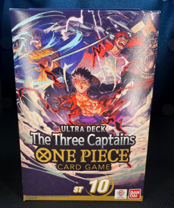 ST-10 Ultra Deck The Three Captains -NEW SEALED ENGLISH- One Piece Bandai CCG - Image 1