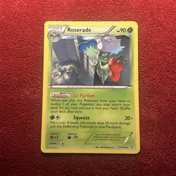 Pokemon TCG 15/124 Roserade Rare Dragons Exalted Non Holo Card - Image 1