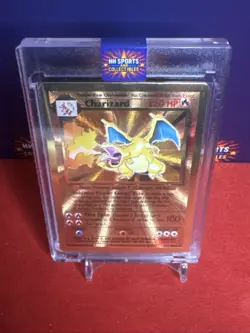 Pokemon Charizard 4/102 Celebrations Metal Card 25th Anniversary Gold Edition - Image 4