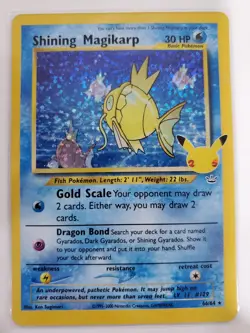Shining Magikarp 66/64 Celebrations: Classic Collection Holo NM Pokemon TCG - Image 1