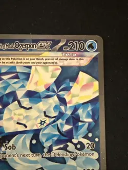 Wellspring Mask Ogerpon EX Twilight Masquerade Pokemon TCG Card 213/167 - Image 4