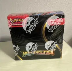 Pokemon TCG Mega Evolution Sealed Booster Box Card Stock w Stamped Promo - Image 1