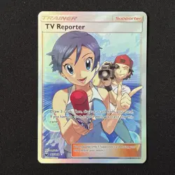 TV Reporter 167/168 Celestial Storm Full Art Pokemon Card - Image 2