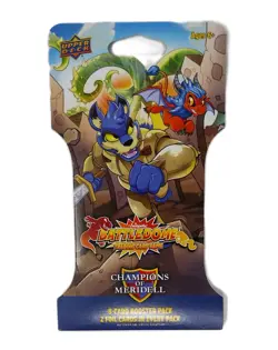 Upper Deck Neopets - BATTLEDOME - 8 Card Booster Pack TCG Champions Of Meridell - Image 2