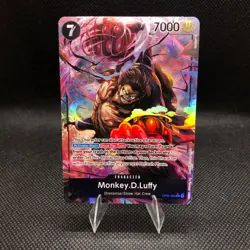 Monkey.D.Luffy OP04-090 Alternate Art Near Mint (NM) One Piece CCG - Image 1